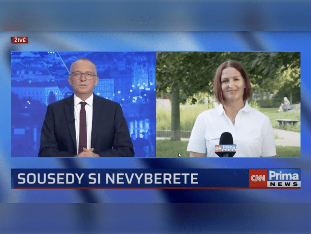Sousedské vztahy – živý vstup v TV