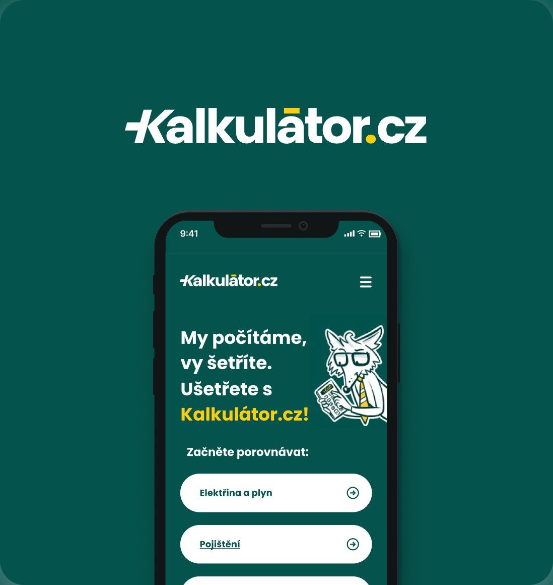 Mobilní web Kalkulátor.cz