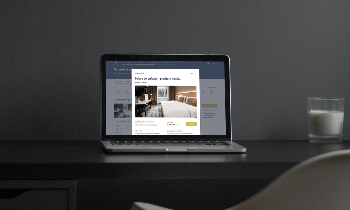 Room detail in booking process