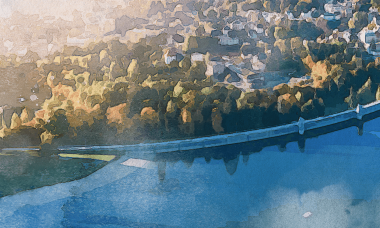 Painted dam