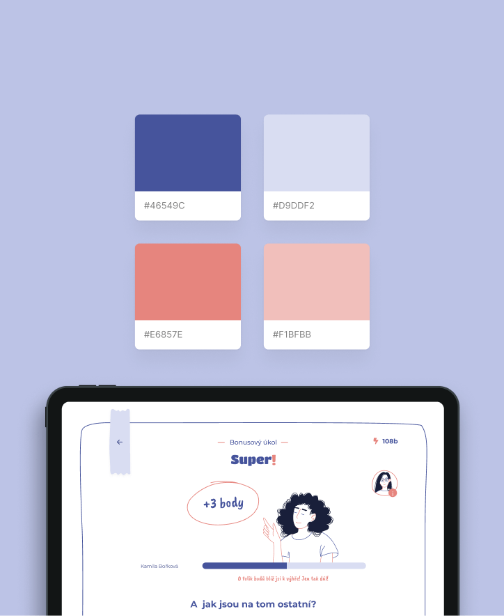 Project Energetic expedition - color palette