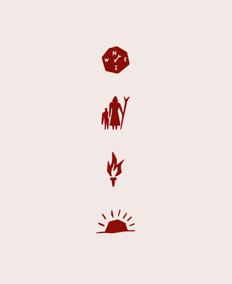 Display of 4 application icons stacked