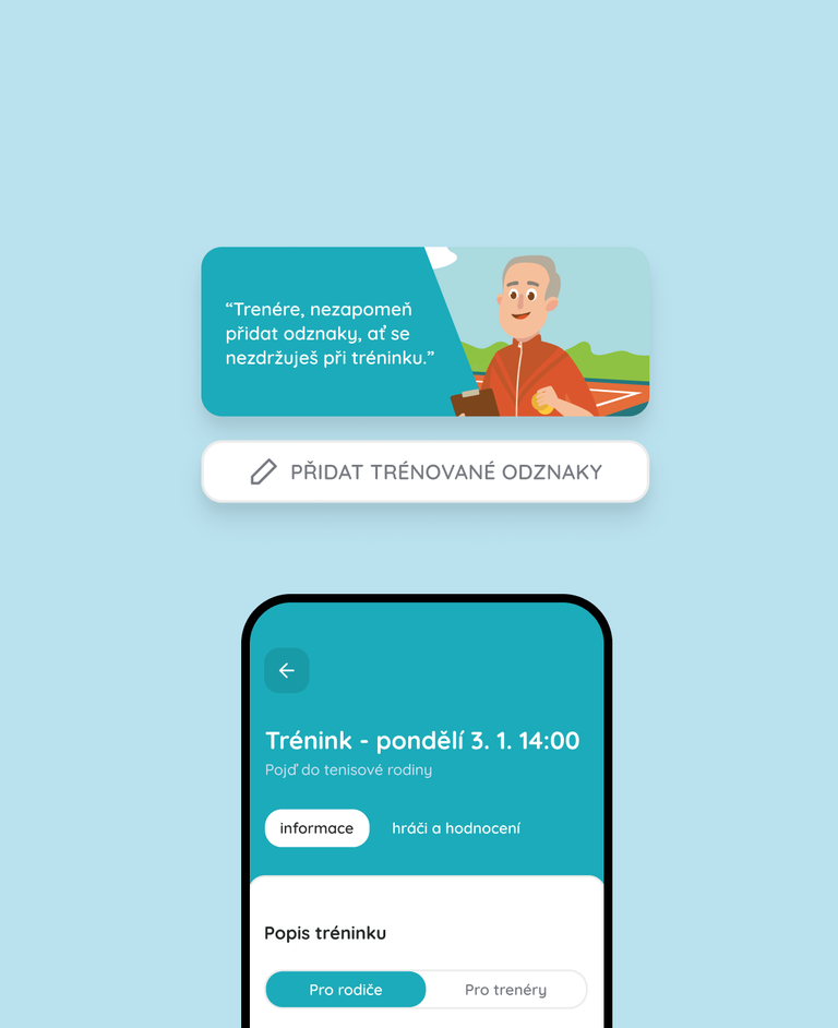 Mobile mockup - badges