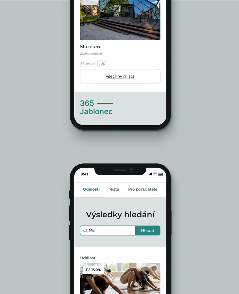 Search results - displayed on mobile