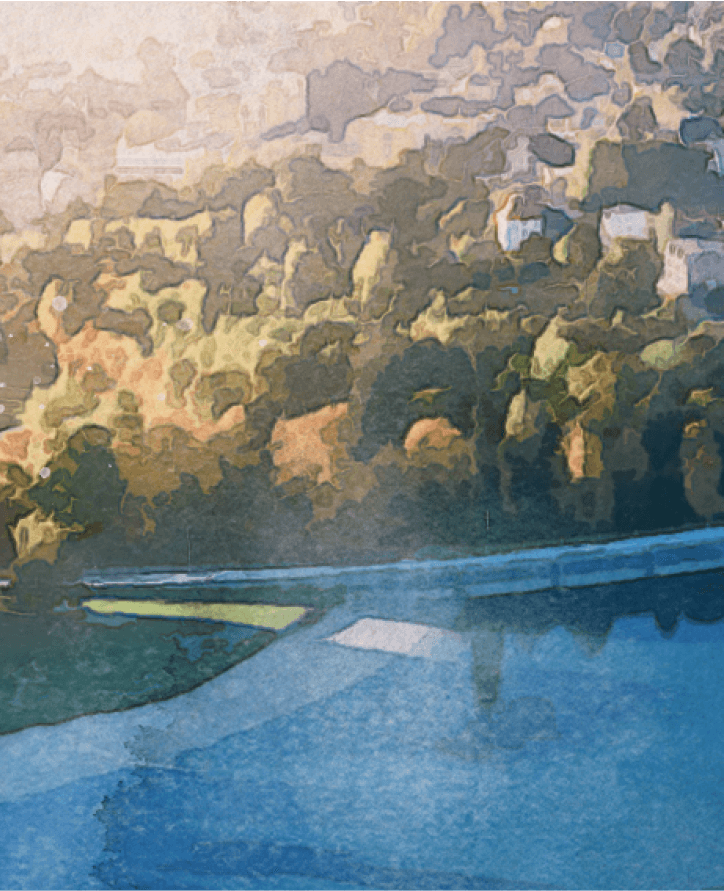 Painted dam
