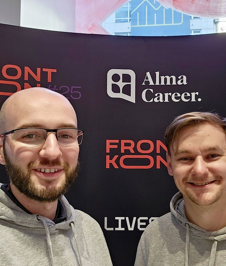 Jakub Honíšek and Martin Vik at FrontKon