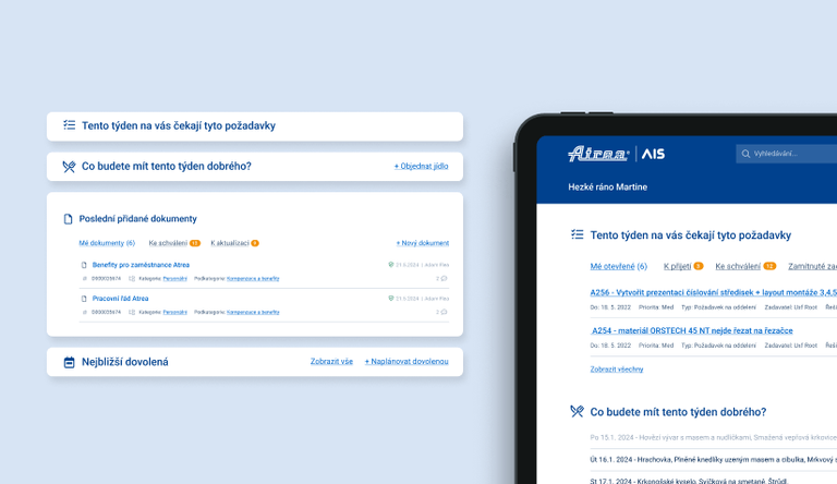 Úvodní stránka AIS